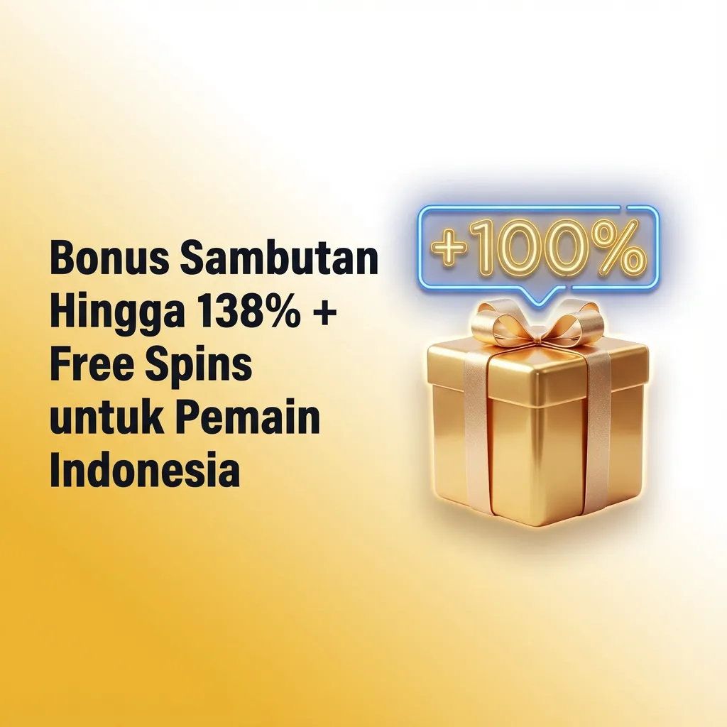 Bonus Sambutan Hingga 138% + Free Spins untuk Pemain Indonesia